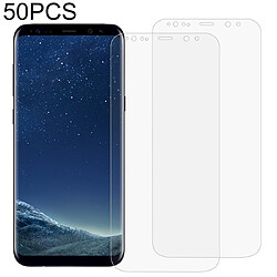 Wewoo Film protecteur d'écran 50 PCS 3D incurvé à couverture intégrale pour souple PET Galaxy S8