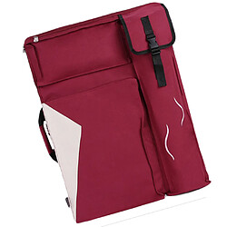 Artist Portfolio Case sac à dos pour le dessin peinture outil de croquis rouge pas cher