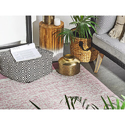 Avis Beliani Tapis extérieur rose 120 x 180 cm BALLARI