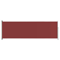 vidaXL Auvent latéral rétractable de patio 200x600 cm Rouge