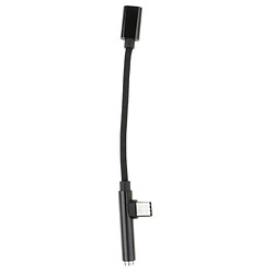 Acheter 2 En 1 USB-C vers Chargeur u0026 3.5mm AUX pour Android Splitter Audio Cable noir