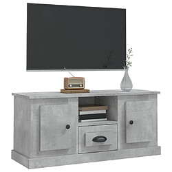 Acheter Maison Chic Meuble TV scandinave - Banc TV pour salon gris béton 100x35,5x45 cm bois d'ingénierie -MN32208