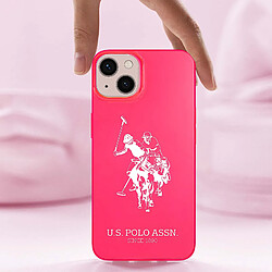 Avis Us Polo U.S Polo Coque pour iPhone 13 Big Horse Antichoc Bords Surélevés Rose