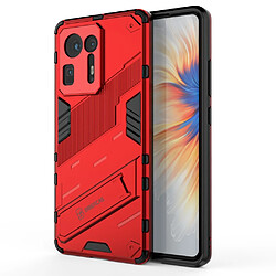 Coque en TPU anti-choc avec béquille rouge pour votre Xiaomi Mix 4