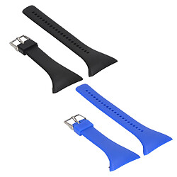 Montre-Bracelet Set Remplacemnt Sangle Poignée Pour Polar FT4 FT7 FT Watch Noir Bleu