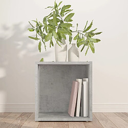 Acheter Maison Chic Table d'appoint | Table Basse Gris béton 33x33x34,5 cm Aggloméré -GKD84632