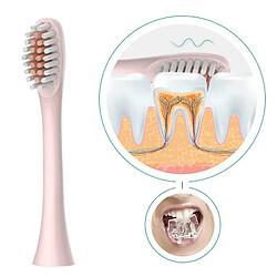 Têtes De Brosse à Dents Soniques Universelles Haut De Gamme Pour Brosses à Dents électriques X-3 Rose pas cher