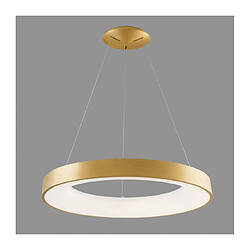 Luminaire Center Suspension moderne Giulia Or brossé et blanc