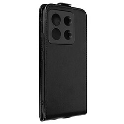 Avizar Étui pour Xiaomi Redmi Note 13 Pro 5G Clapet Vertical avec Porte-carte Noir