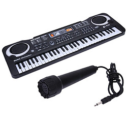 Wewoo MQ-6106 Simulation d'enfants de piano électronique multi-fonctions de 61 touches multifonctions pour enfantsmusique EU Plug EU noir pas cher