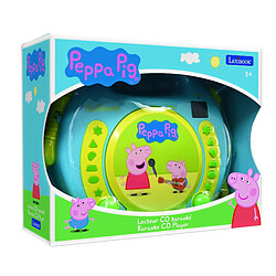 Lexibook Lecteur CD portable avec 2 microphones Peppa Pig