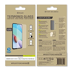 Muvit Verre Trempé pour Xiaomi Redmi Note 11 4G/11S 4G/Poco M4 PRO 4G Ultra-résistant Transparent