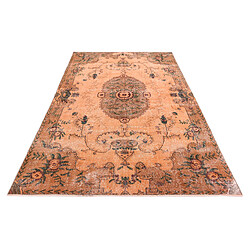 Avis Vidal Tapis de laine 267x160 rose Ultra Vintage