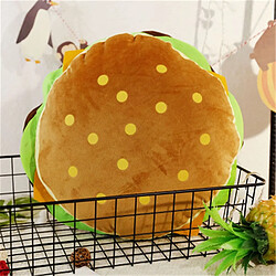 Universal Nouvelle idée Burger peluche jouet rembourré peluche coussin oreiller mignon hamburger oreiller garçon fille cadeau d'anniversaire | oreiller de luxe (50 cm)