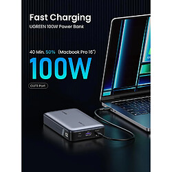 SANAG Nexode 100W Batterie Externe 20000Mah Charge Rapide Power Bank Usb C Puissant Pd Qc 3.0 Compatible Avec Macbook Pro Air Ipad Air Pro Iphone 16 Plus Pro 15 14 Galaxy S24 Ultra Plus S23 S22