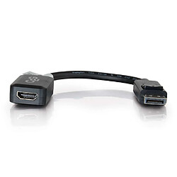 Cables To Go C2G 20cm DisplayPort M / HDMI F Noir