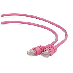 Gembird RJ45/RJ45 Cat5e 0.25m 0.25m Cat5e U/UTP (UTP) Rose câble de réseau - câbles de réseau (0,25 m, Cat5e, U/UTP (UTP), RJ-45, RJ-45, Rose)