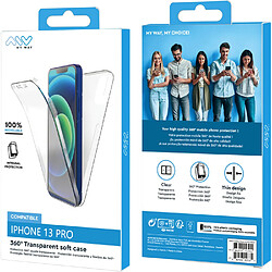 Acheter My Way Myway Coque pour iPhone 13 Pro 360 Souple et Ultrafine Transparent