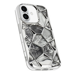 Avizar Coque pour iPhone 16 Antichoc Collection Twinki Argent