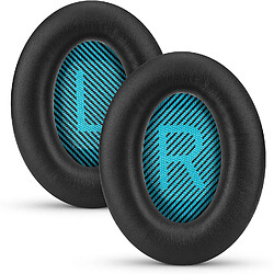 INF Coussinets pour casque Bose QC15 / QC25 / AE2 - 1 paire Black+Blue