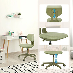 Chaise pivotante pour des enfants KID COLORE Vert hjh OFFICE