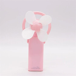 Mini Ventilateur Portatif Portatif d'USB avec le Refroidisseur d'Air Rechargeable de Vent Fort Ventilateur de Refroidissement Silencieux Pour le Dortoir d'Étudiant de Bureau à la Maison Voyageant à l'Extérieur ROSE