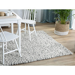 Avis Beliani Tapis en laine gris clair 160 x 230 cm AMDO