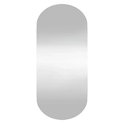 Maison Chic Miroir mural | Miroir Décoration pour Maison Salle de Bain 30x70 cm Verre Ovale -GKD93837