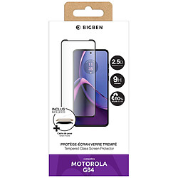 BigBen Connected Protection d'Écran pour Motorola Moto G84 en Verre Trempé 2.5D Transparent