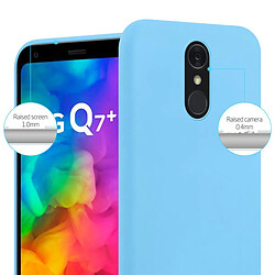 Cadorabo Coque LG Q7 / Q7a / Q7+ Etui en Bleu pas cher