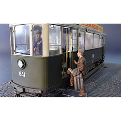 Mini Art Maquette Train European Tramcar (strabenbahn Triebwagen 641) W/crew & Passengers pas cher