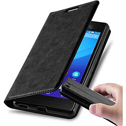 Cadorabo Coque Sony Xperia M5 Etui en Noir