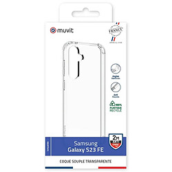 Avis Muvit Coque de Protection pour Samsung Galaxy S23 FE Renforcée 2M Recyclée Transparent