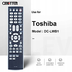 GUPBOO Télécommande Universelle de Rechange Pour Toshiba TV 20HLV16 télécommande DC-LWB1