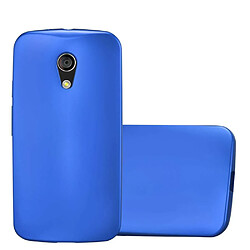 Cadorabo Coque Motorola MOTO G2 Etui en Bleu