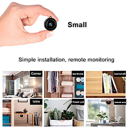 Universal Caméra IP Mini Cam Webcam Vision Nocturne Caméra HD Maison Extérieur 360 WiFi WiFi Surveillance Bébé Cable pas cher