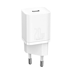 Chargeur Rapide Baseus Super Si 1C Usb-C 20W Pd 3.0 Blanc