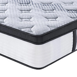 Maison Chic Matelas à ressorts ensachés moyen plus, Matelas doux 140x190 cm -GKD31638 pas cher