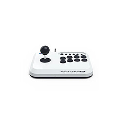 Manette filaire Hori Fighting Stick Mini pour PS5 PS4 et PC Blanc Noir