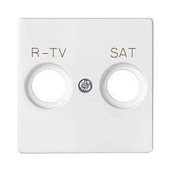 Avis Ledkia Plaque pour Prise TV + SAT SIMON 82 82097 Blanc