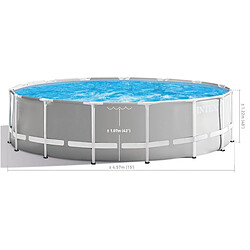 Avis Piscine tubulaire ronde prism frame intex Ø 457 x 122 cm