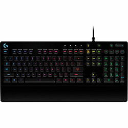 Clavier pour jeu Logitech G213 Qwerty portugais Noir