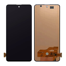 Avizar Écran LCD Vitre Tactile pour Samsung Galaxy A51 Compatible Noir