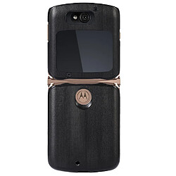 Coque en TPU + PU noir pour votre Motorola Razr 5G