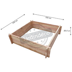 Avis Cihb Carré potager en bois de Douglas.
