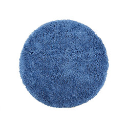 Beliani Tapis rond bleu CIDE