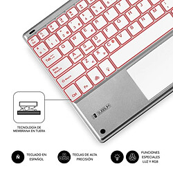 Acheter Teclado Compacto Inalámbrico por Bluetooth Subblim SMBT50/ Plata