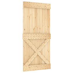 vidaXL Porte NARVIK 95x210 cm bois massif de pin