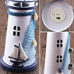 Acheter Wewoo Décoration de maison Phare de fer fait à la main de de style méditerranéen créatif, livraison aléatoire de style, taille: 14.5 * 6.5cm