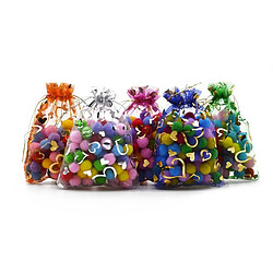 Avis Wewoo 100 PCS Pochettes Cadeaux Sac Organza Sacs Bijoux Emballage Bonbons SacsTaille 17x23cm Bleu Ciel